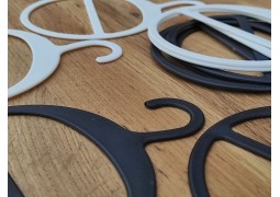 Вішалка-плечики для шарфа d133 (чорна)